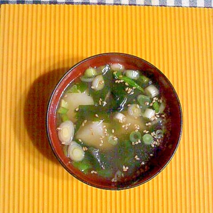 餅入り中華スープ♪